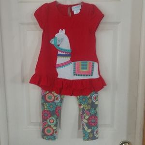 Girls lama two piece